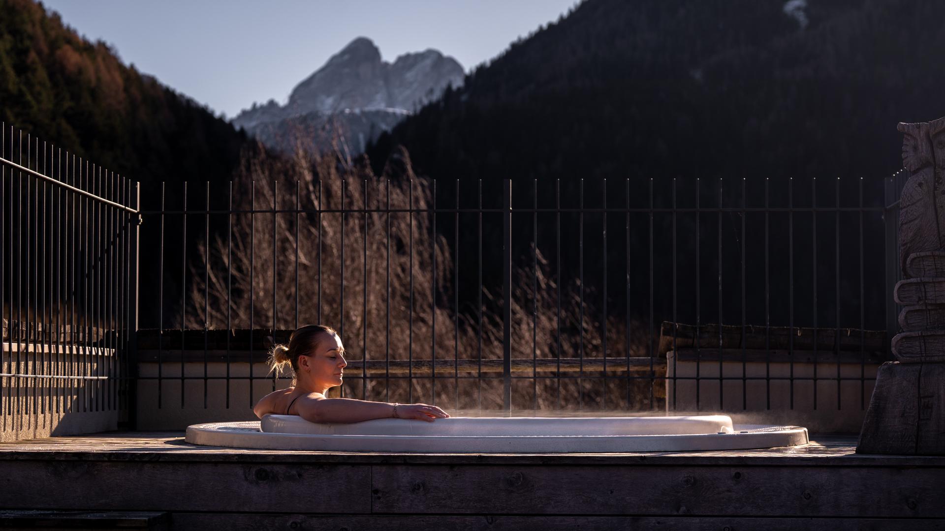 Spa Jacuzzi Rooftop Dolomites